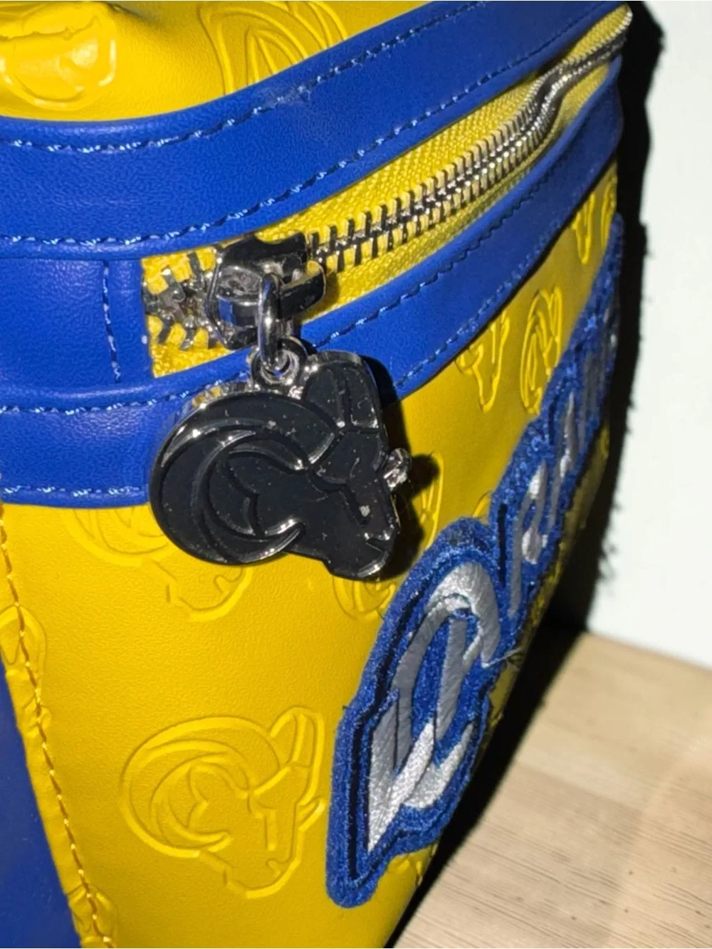Loungefly NFL LA Rams Patches Mini Backpack